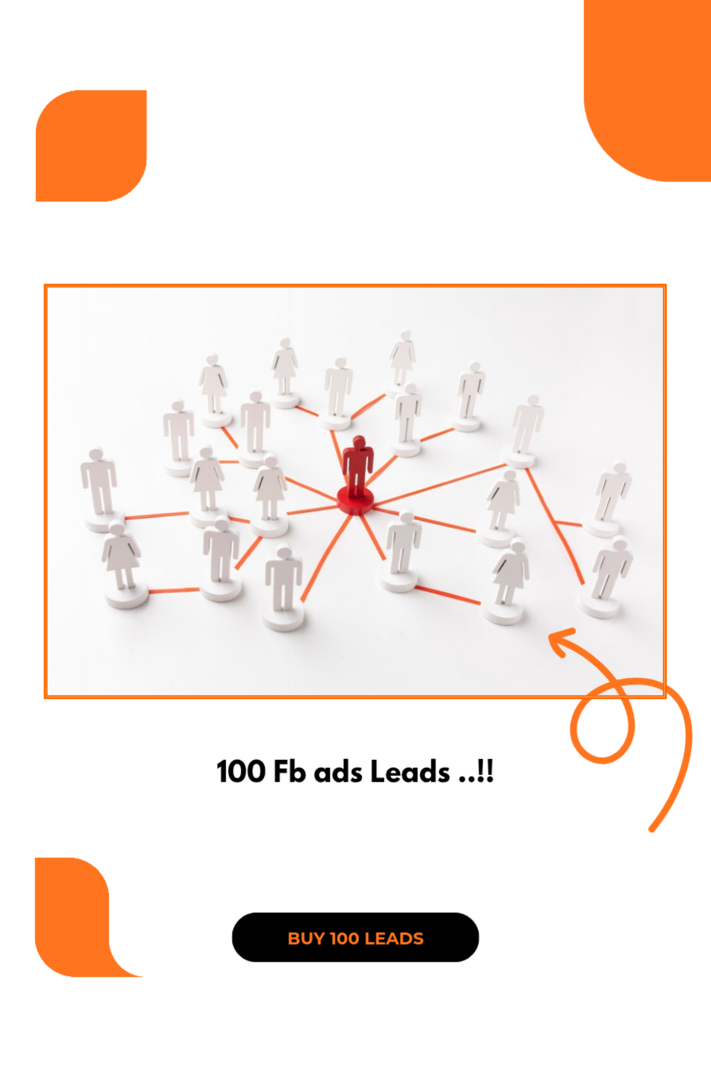 100 Facebook ads leads